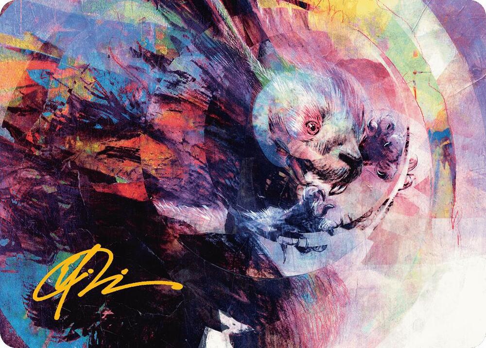 Psychic Whorl Art Card (Gold-Stamped Signature) (15) [Bloomburrow Art Series]