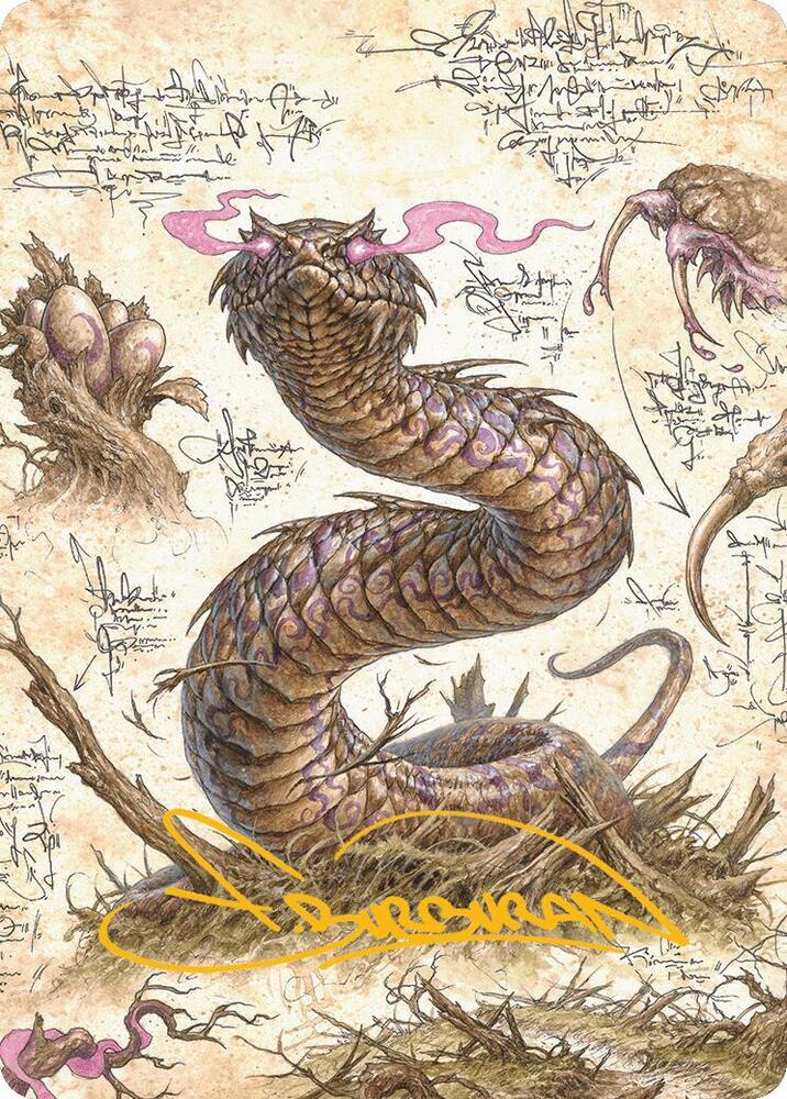 Rottenmouth Viper Art Card (Gold-Stamped Signature) (36) [Bloomburrow Art Series]
