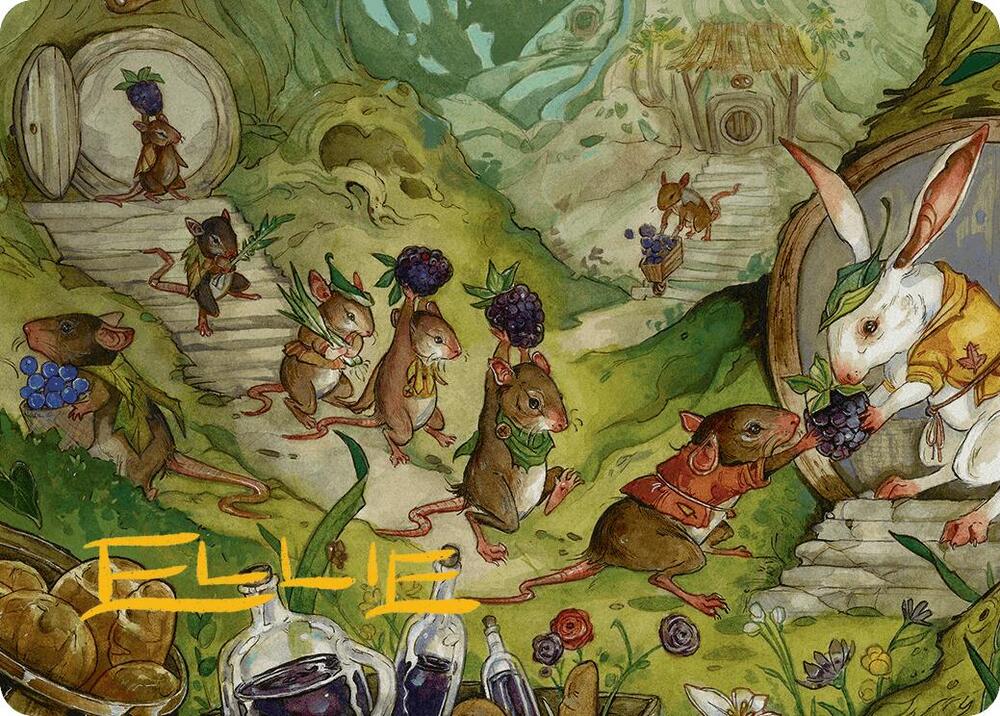 For the Common Good Art Card (43/54) (Gold-Stamped Signature) [Bloomburrow Art Series]