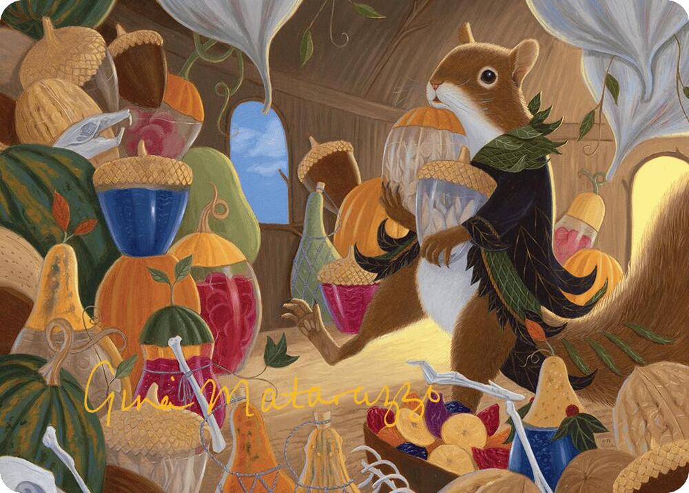 Stocking the Pantry Art Card (Gold-Stamped Signature) (24) [Bloomburrow Art Series]