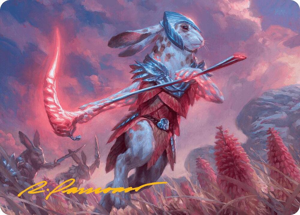 Baylen, the Haymaker Art Card (Gold-Stamped Signature) (25) [Bloomburrow Art Series]