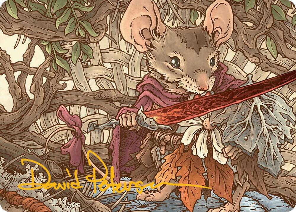 Mabel, Heir to Cragflame Art Card (Gold-Stamped Signature) (45) [Bloomburrow Art Series]