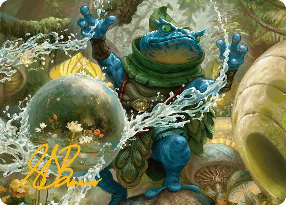 Pond Prophet Art Card (Gold-Stamped Signature) (29) [Bloomburrow Art Series]