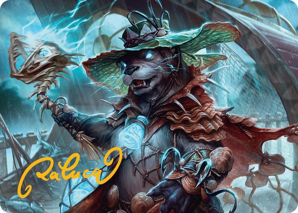 Tempest Angler Art Card (Gold-Stamped Signature) (30) [Bloomburrow Art Series]