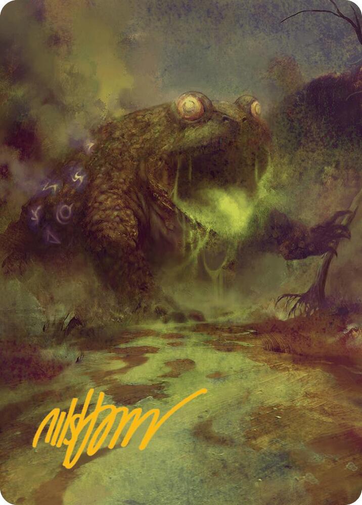 The Gitrog Monster Art Card (Gold-Stamped Signature) (52) [Bloomburrow Art Series]