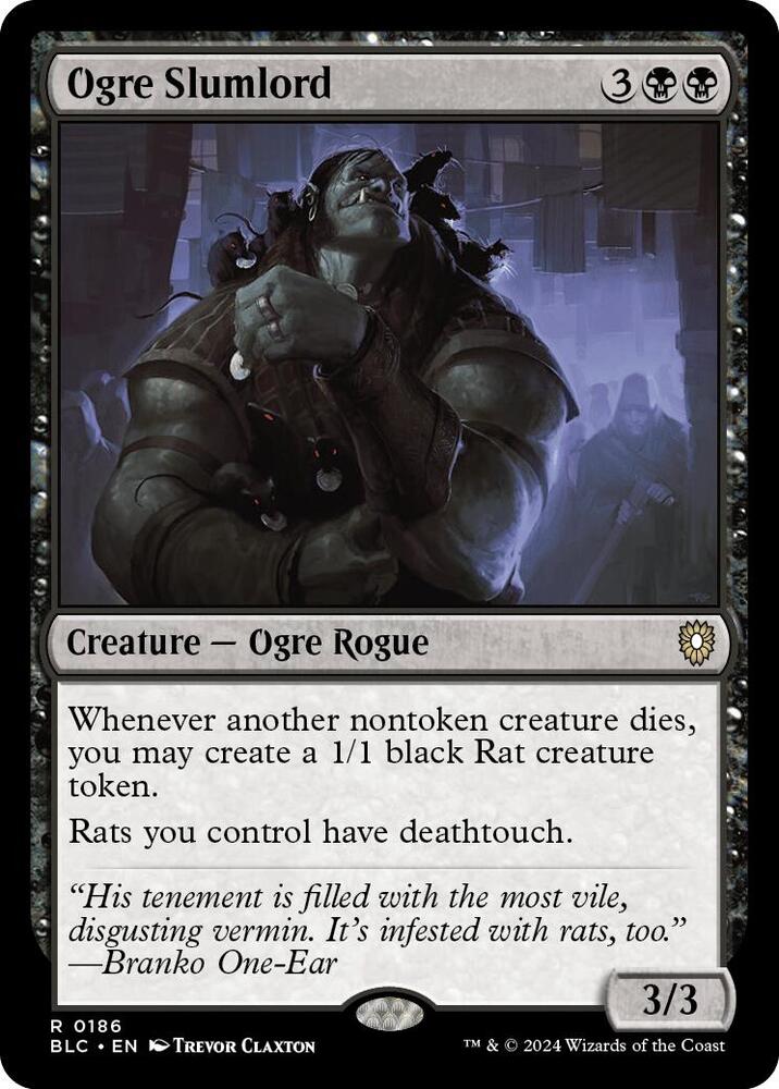 Ogre Slumlord (186) [Bloomburrow Commander]