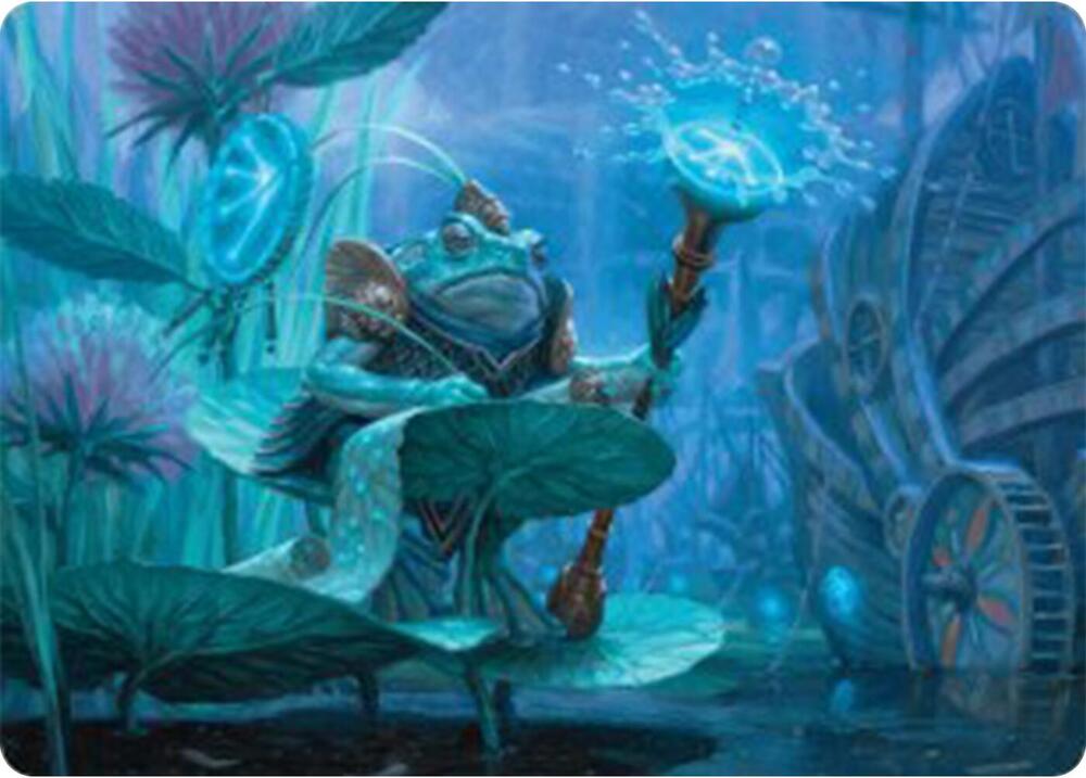 Dour Port-Mage Art Card (5) [Bloomburrow Art Series]