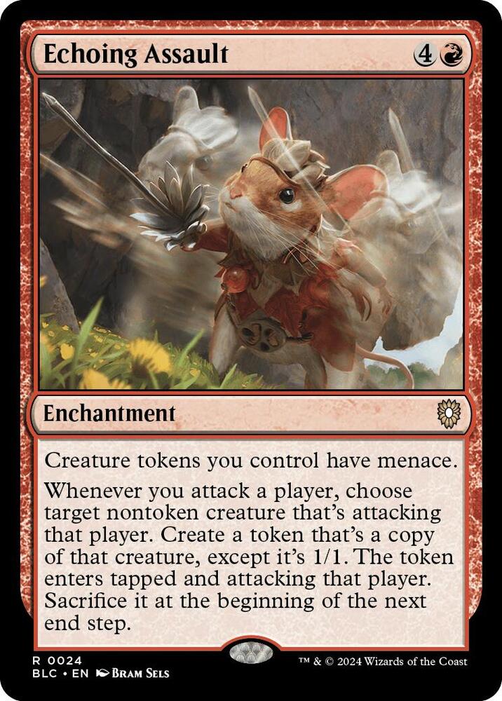 Echoing Assault (24) [Bloomburrow Commander]