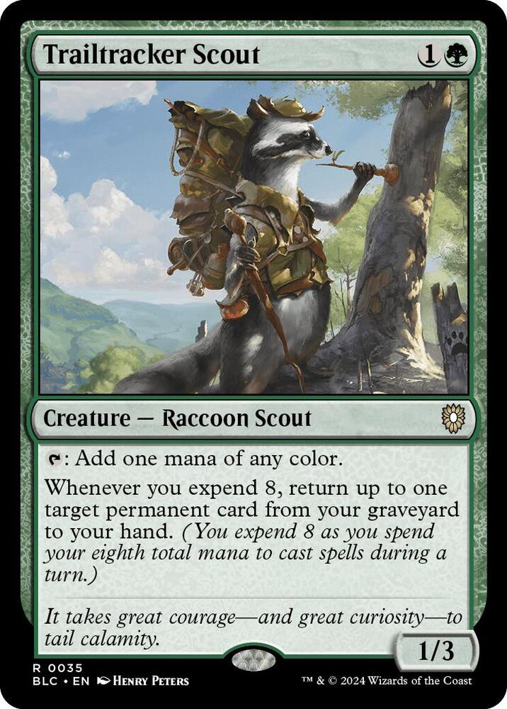 Trailtracker Scout (35) [Bloomburrow Commander]