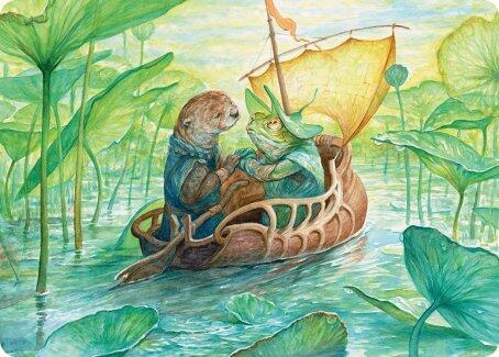 Run Away Together Art Card (11) [Bloomburrow Art Series]