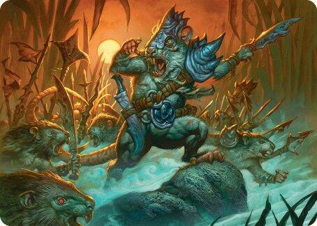 Persistent Marshstalker Art Card (14) [Bloomburrow Art Series]