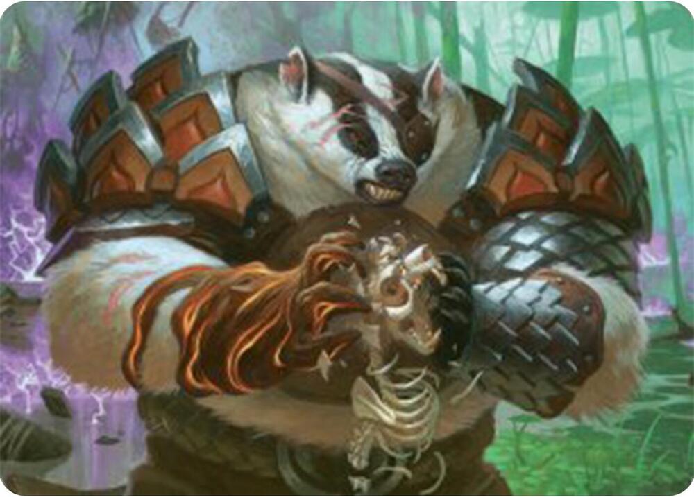 Hugs, Grisly Guardian Art Card (27) [Bloomburrow Art Series]