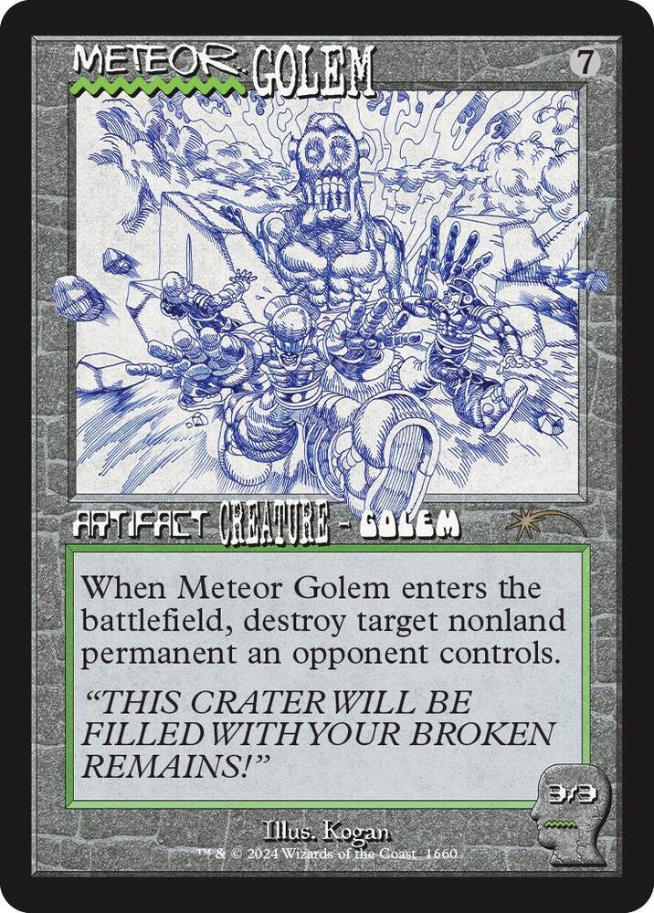 Meteor Golem (1660) [Secret Lair Drop]