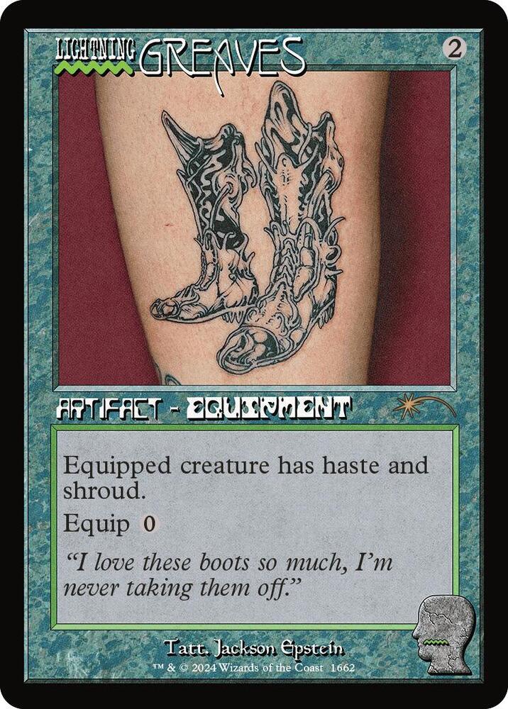 Lightning Greaves (1662) [Secret Lair Drop]
