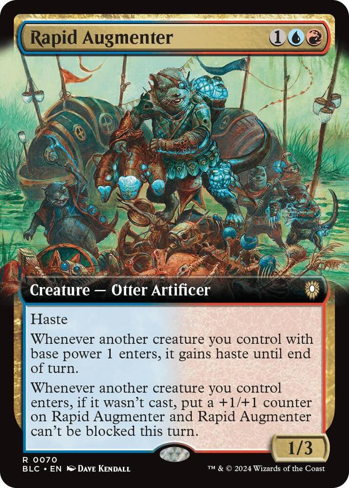 Rapid Augmenter (Extended Art) (70) [Bloomburrow Commander]