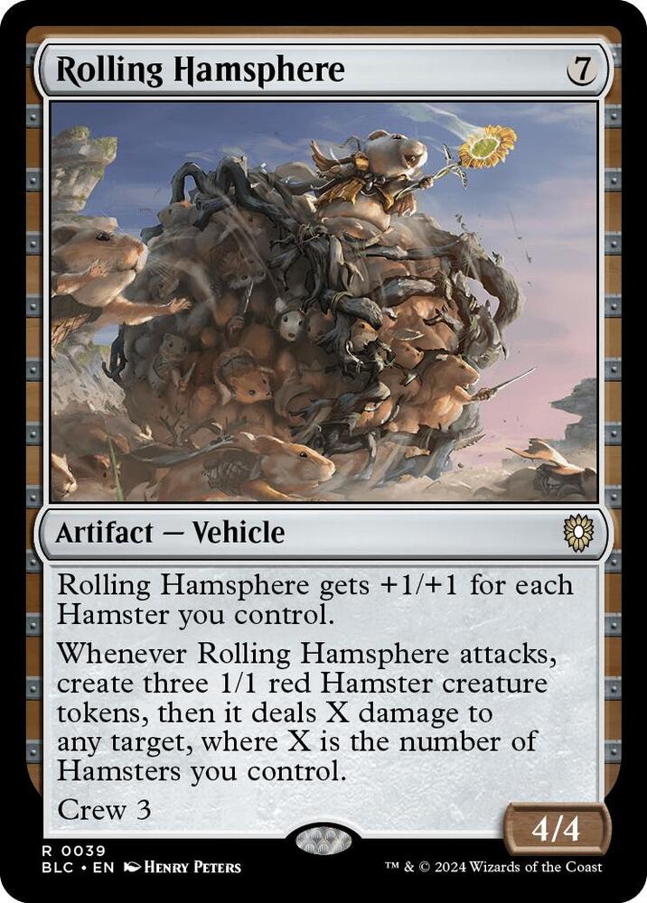 Rolling Hamsphere (39) [Bloomburrow Commander]