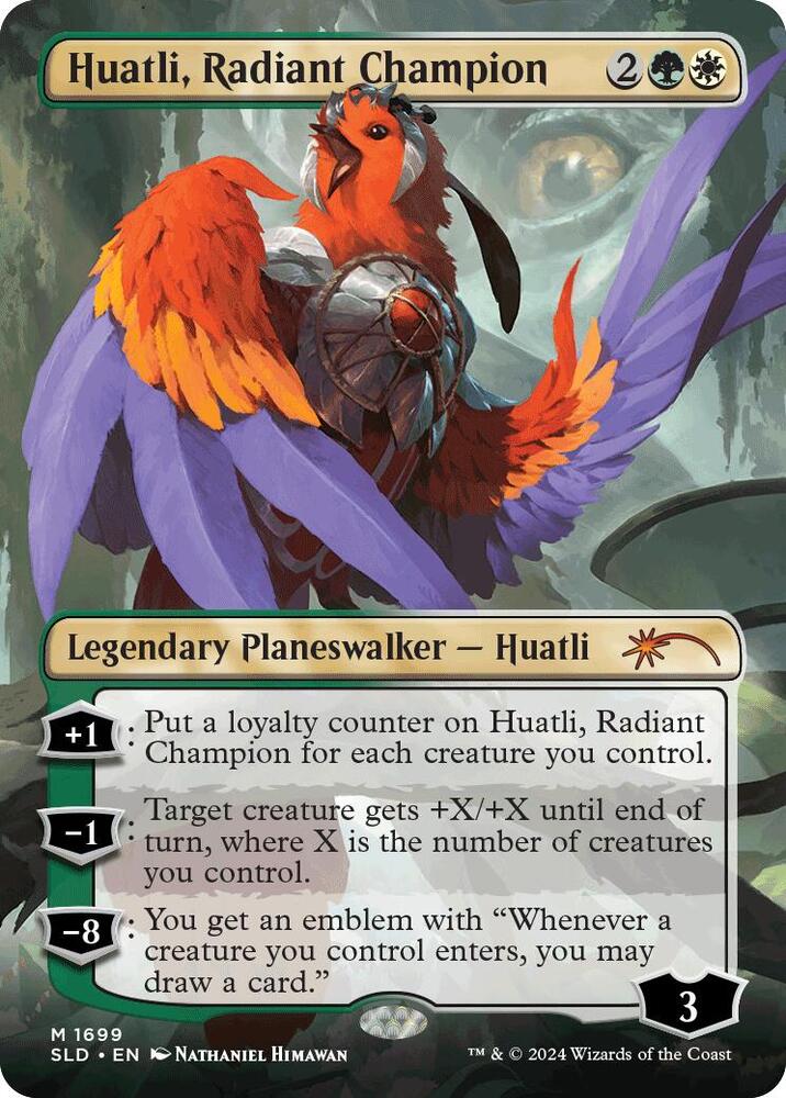 Huatli, Radiant Champion (1699) [Secret Lair Drop]