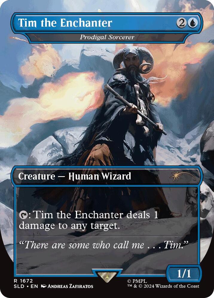 Tim the Enchanter - Prodigal Sorcerer (1672) [Secret Lair Drop]
