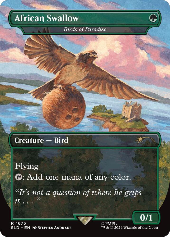 African Swallow - Birds of Paradise (1675) [Secret Lair Drop]
