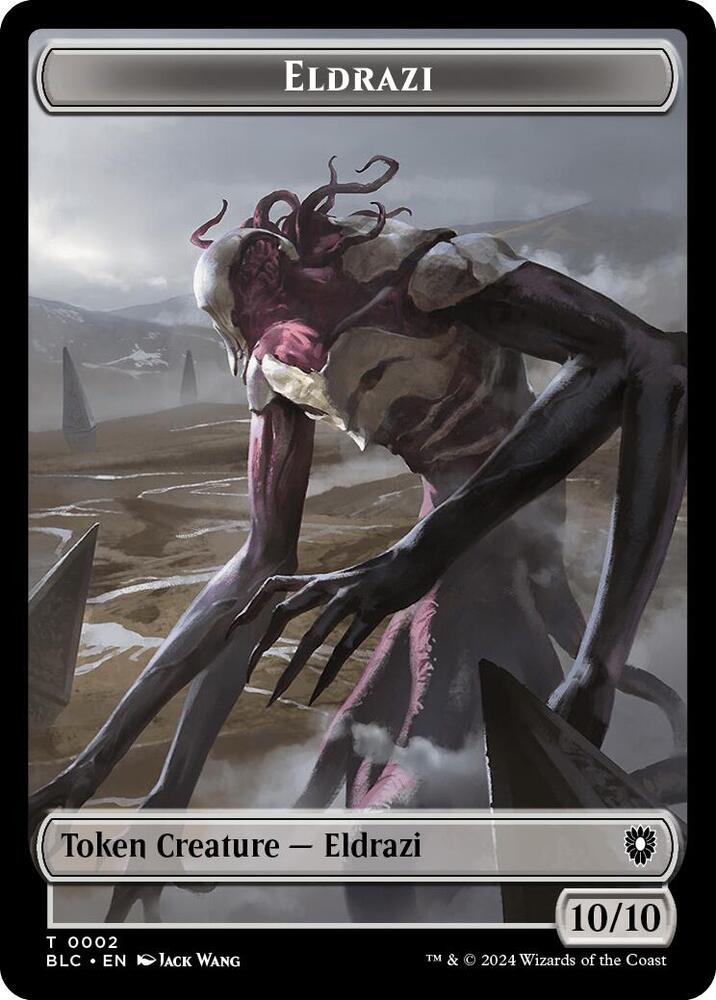 Eldrazi // Clue Double-Sided Token (2 // 37) [Bloomburrow Commander]