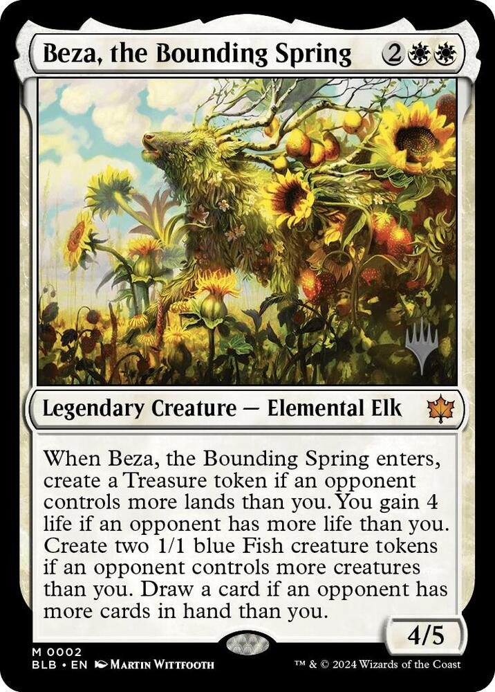 Beza, the Bounding Spring (2) [Bloomburrow Promos]