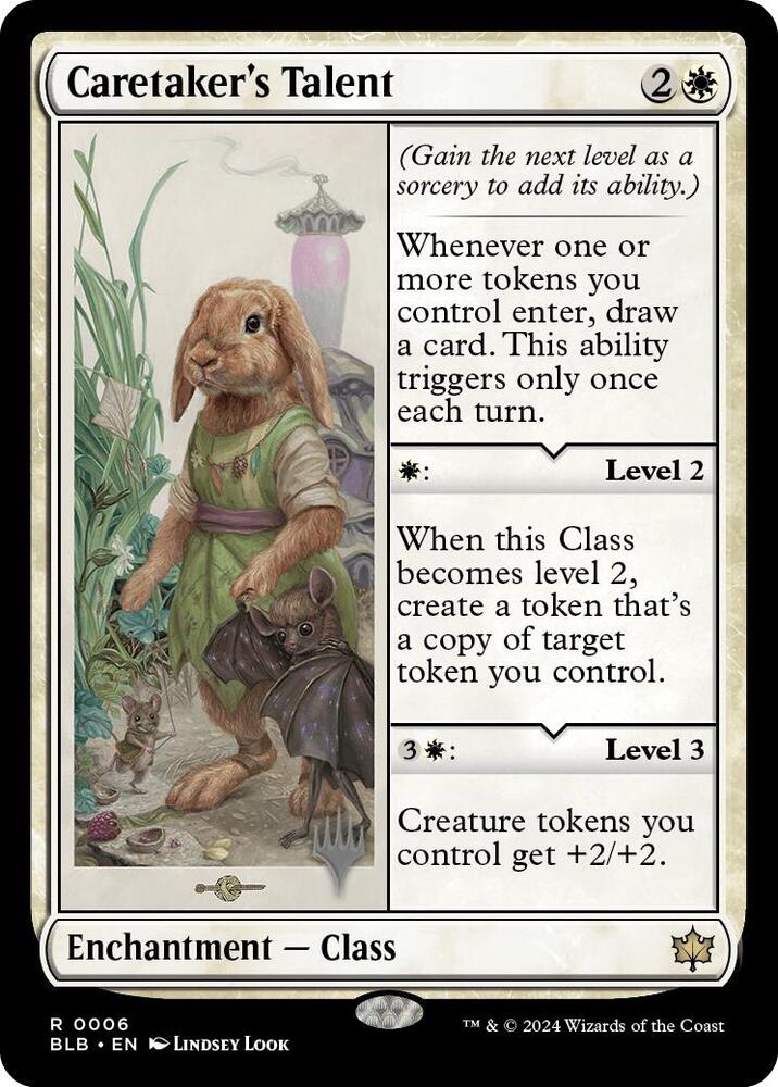 Caretaker's Talent (6) [Bloomburrow Promos]