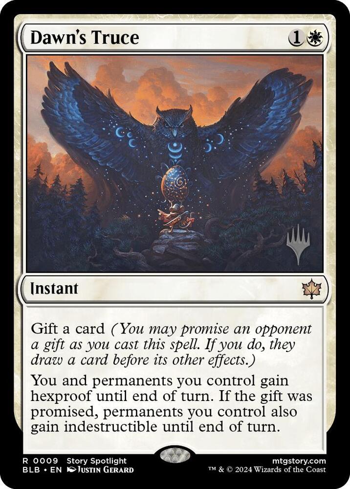 Dawn's Truce (9) [Bloomburrow Promos]