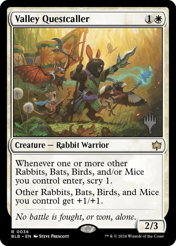 Valley Questcaller (36) [Bloomburrow Promos]
