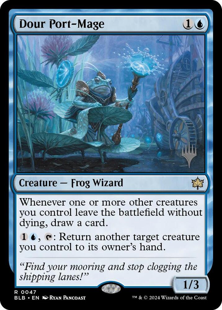 Dour Port-Mage (47) [Bloomburrow Promos]