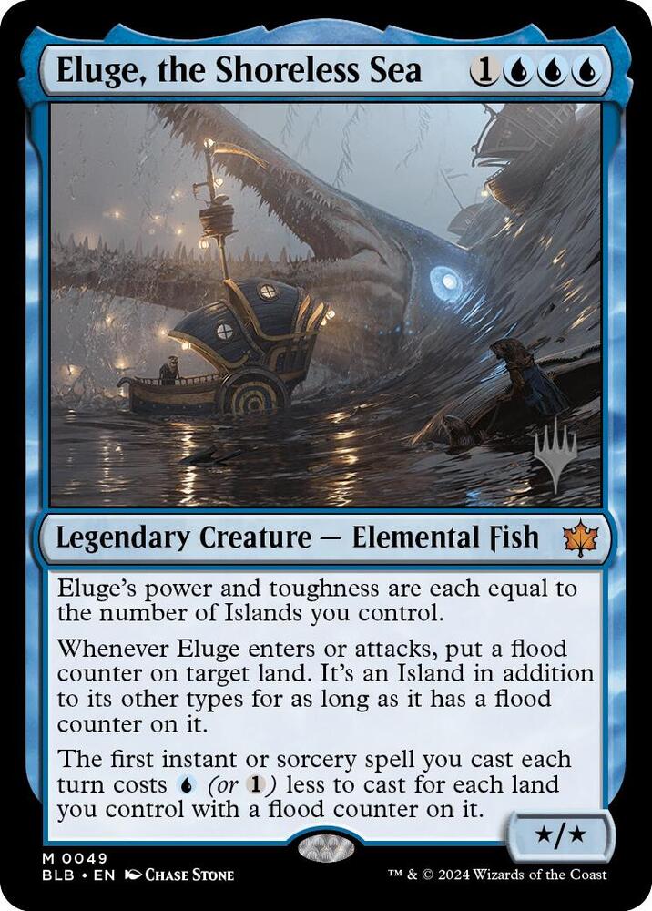 Eluge, the Shoreless Sea (49) [Bloomburrow Promos]