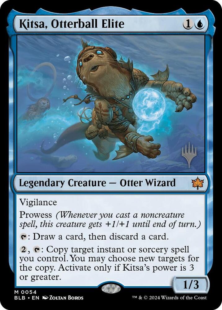 Kitsa, Otterball Elite (54) [Bloomburrow Promos]