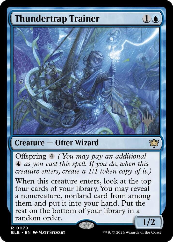 Thundertrap Trainer (78) [Bloomburrow Promos]