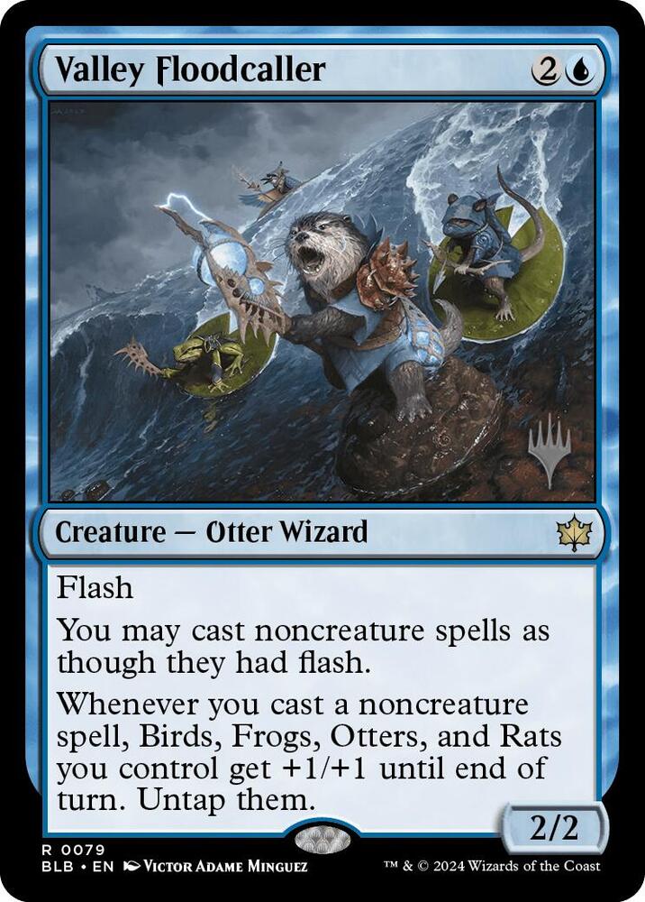 Valley Floodcaller (79) [Bloomburrow Promos]