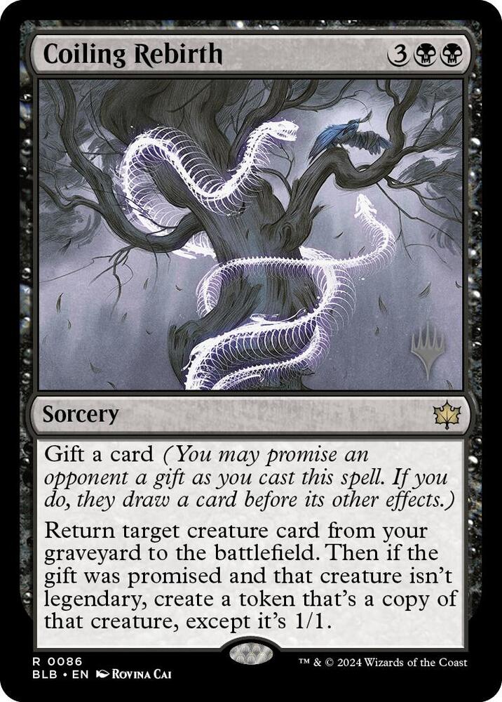 Coiling Rebirth (86) [Bloomburrow Promos]