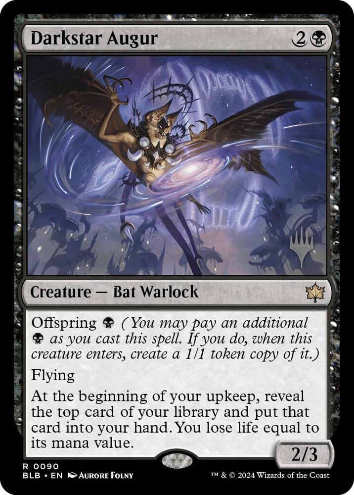 Darkstar Augur (90) [Bloomburrow Promos]
