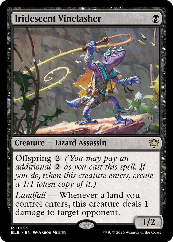 Iridescent Vinelasher (99) [Bloomburrow Promos]
