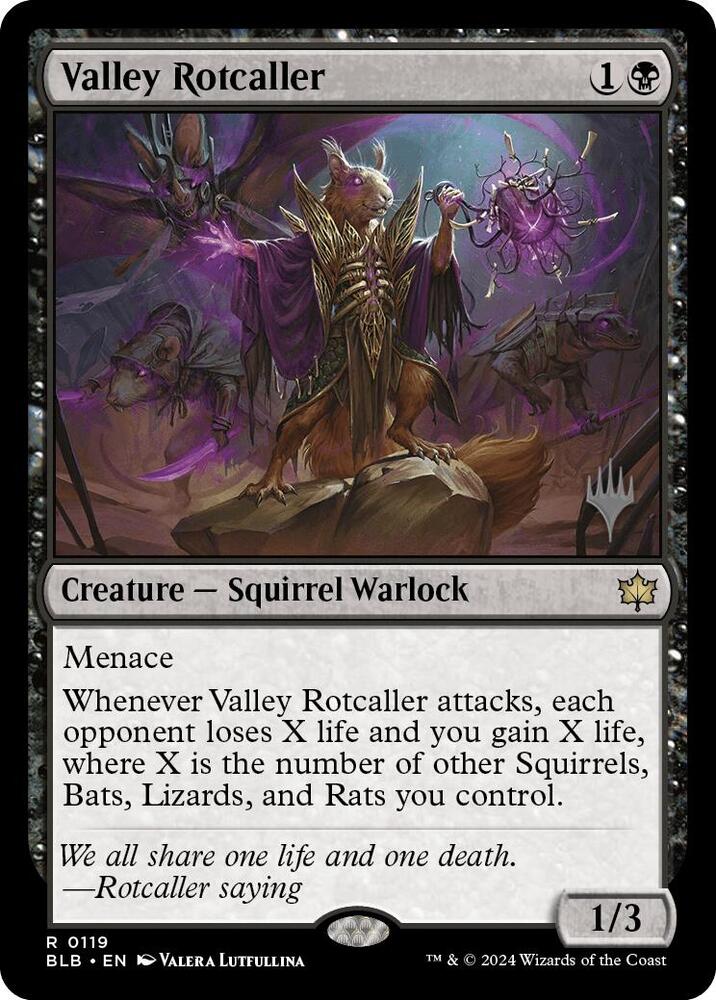 Valley Rotcaller (119) [Bloomburrow Promos]