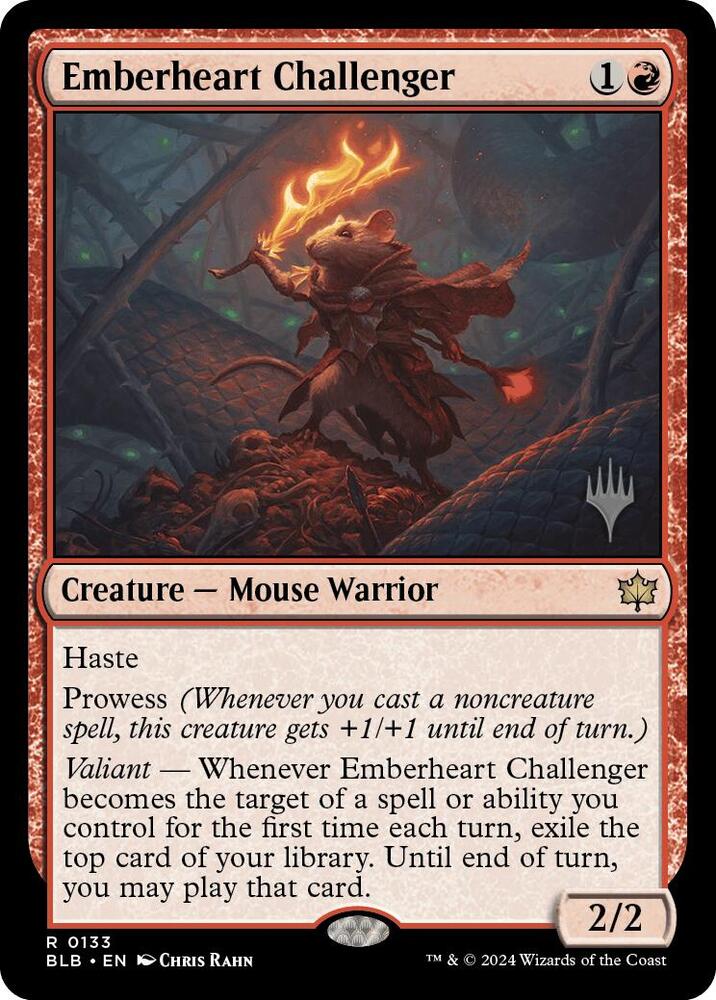 Emberheart Challenger (133) [Bloomburrow Promos]