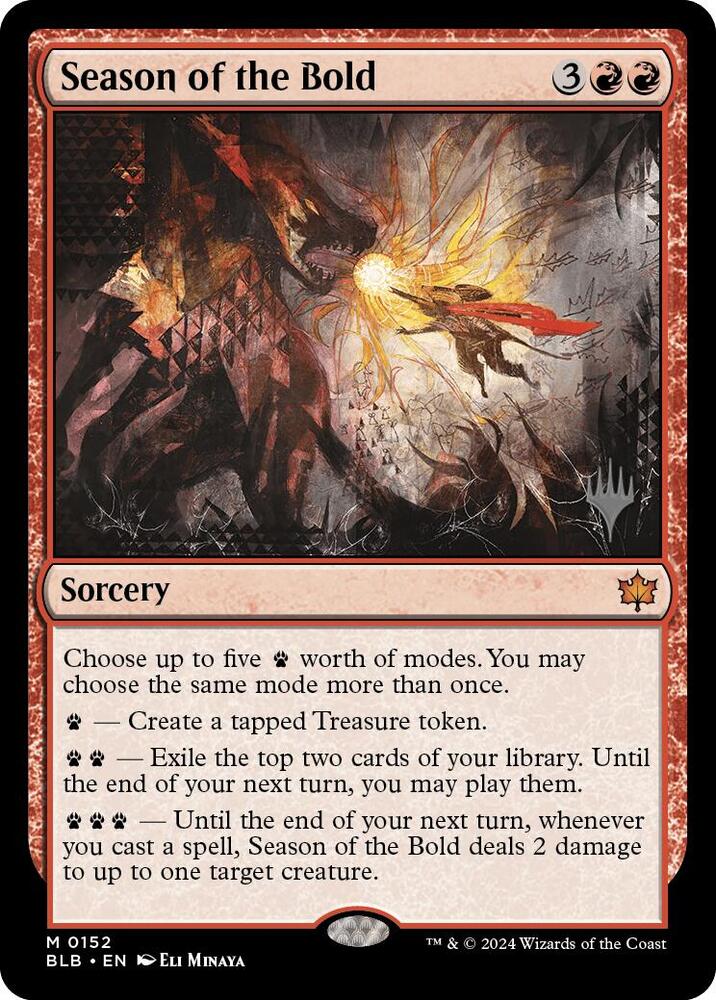 Season of the Bold (152) [Bloomburrow Promos]
