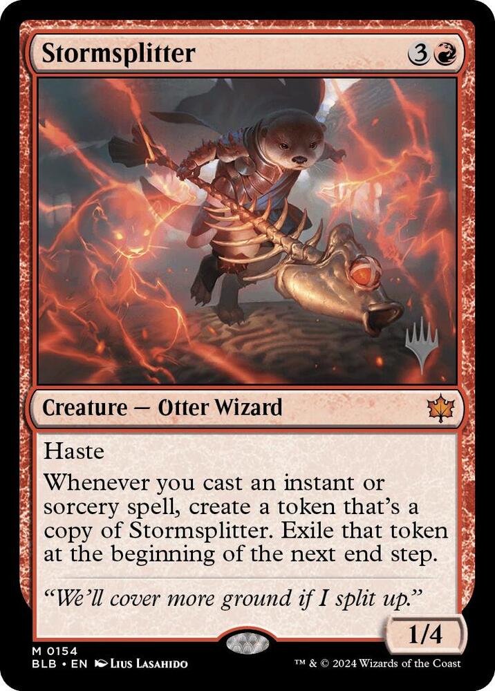 Stormsplitter (154) [Bloomburrow Promos]