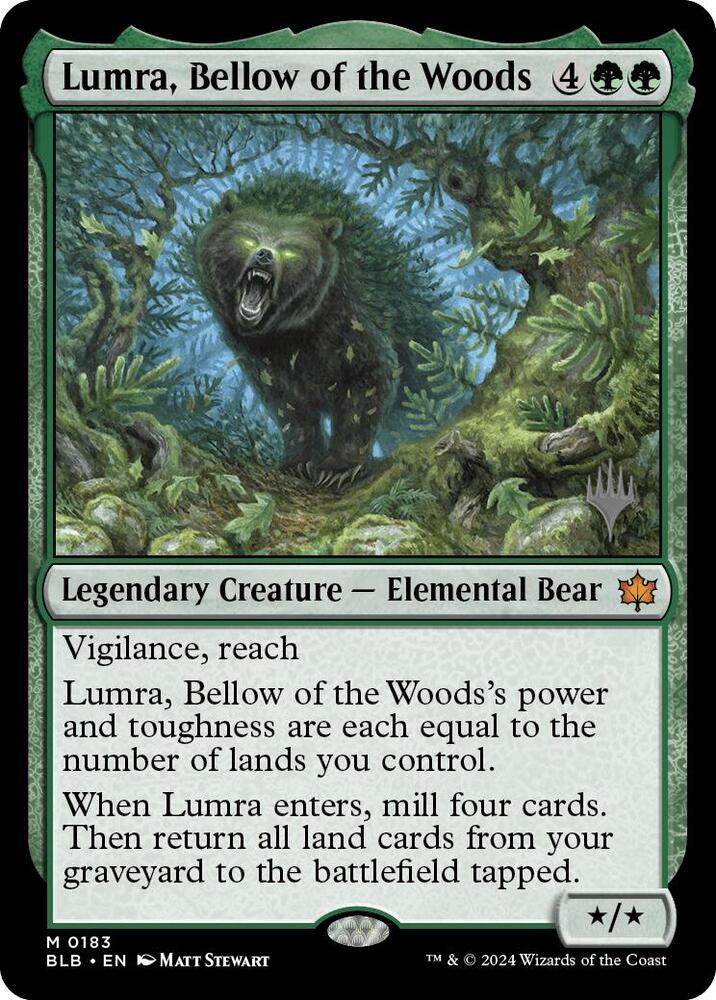 Lumra, Bellow of the Woods (183) [Bloomburrow Promos]