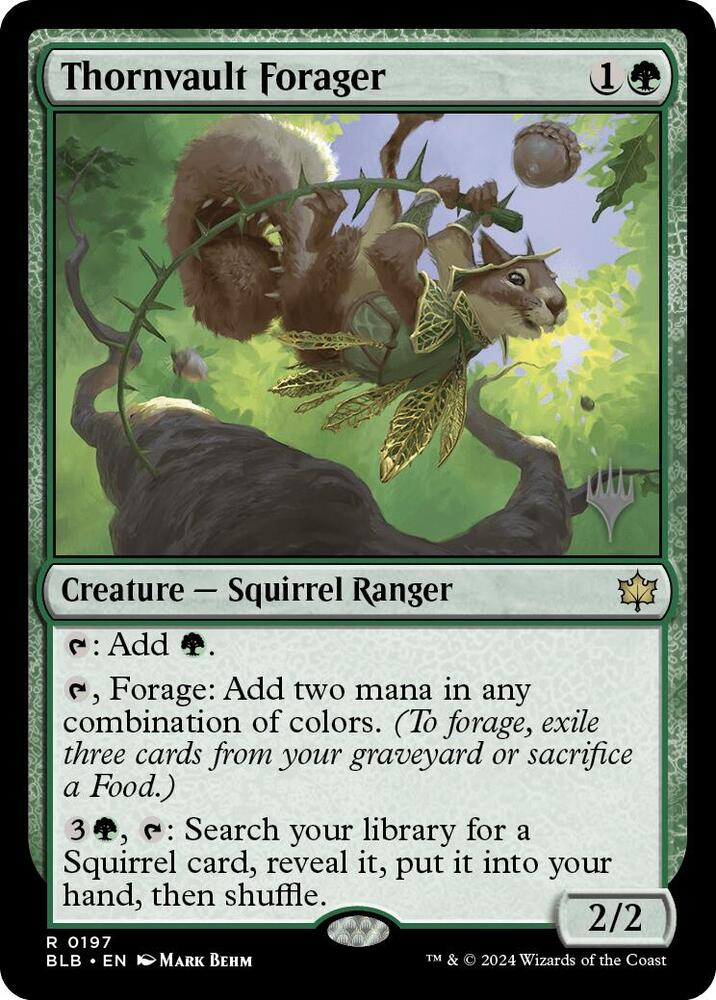 Thornvault Forager (197) [Bloomburrow Promos]