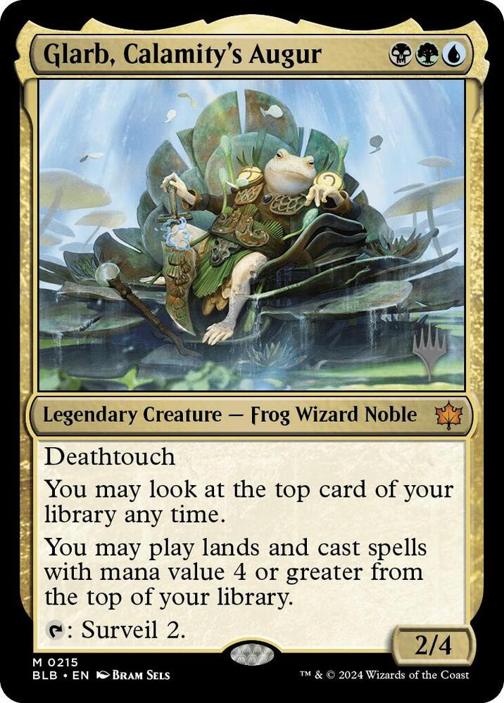 Glarb, Calamity's Augur (215) [Bloomburrow Promos]