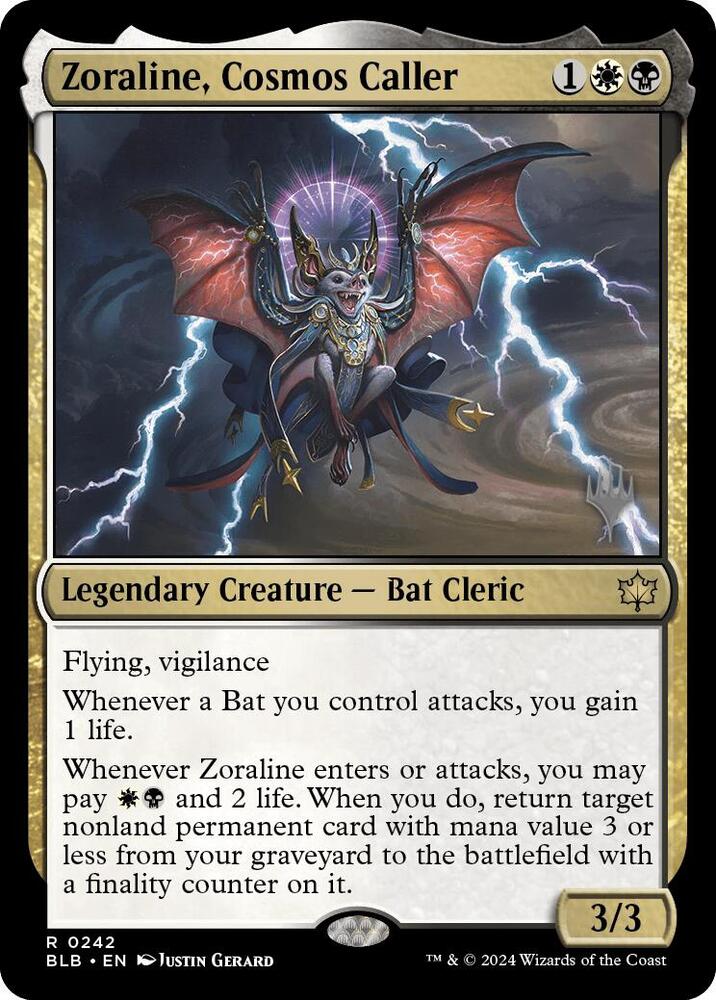 Zoraline, Cosmos Caller (242) [Bloomburrow Promos]