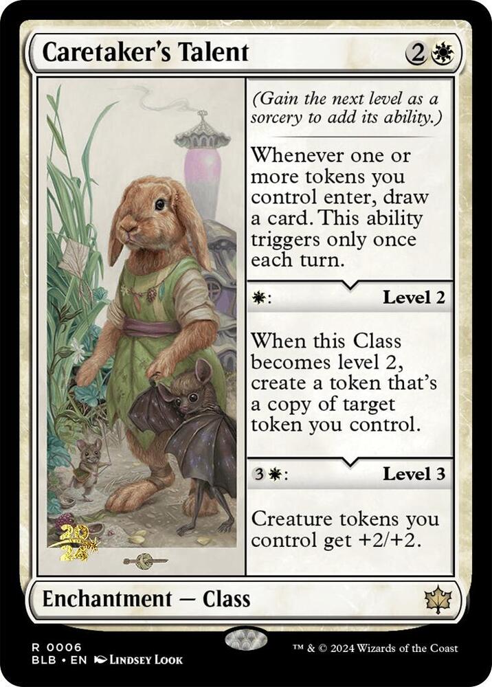 Caretaker's Talent (6) [Prerelease Cards]