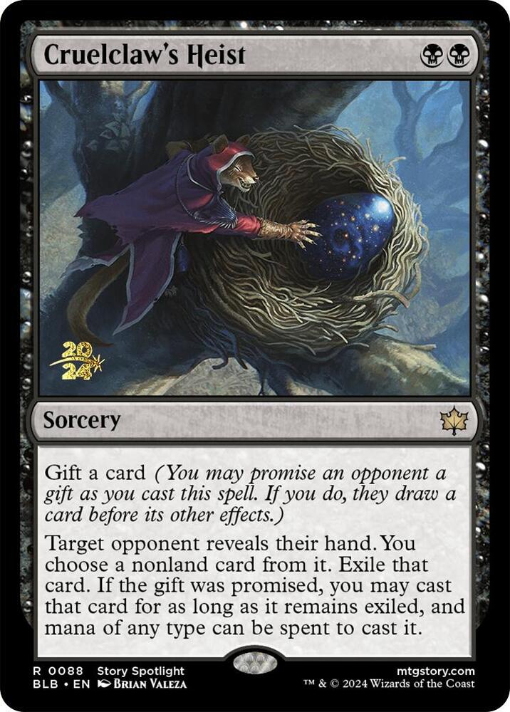 Cruelclaw's Heist (88) [Prerelease Cards]