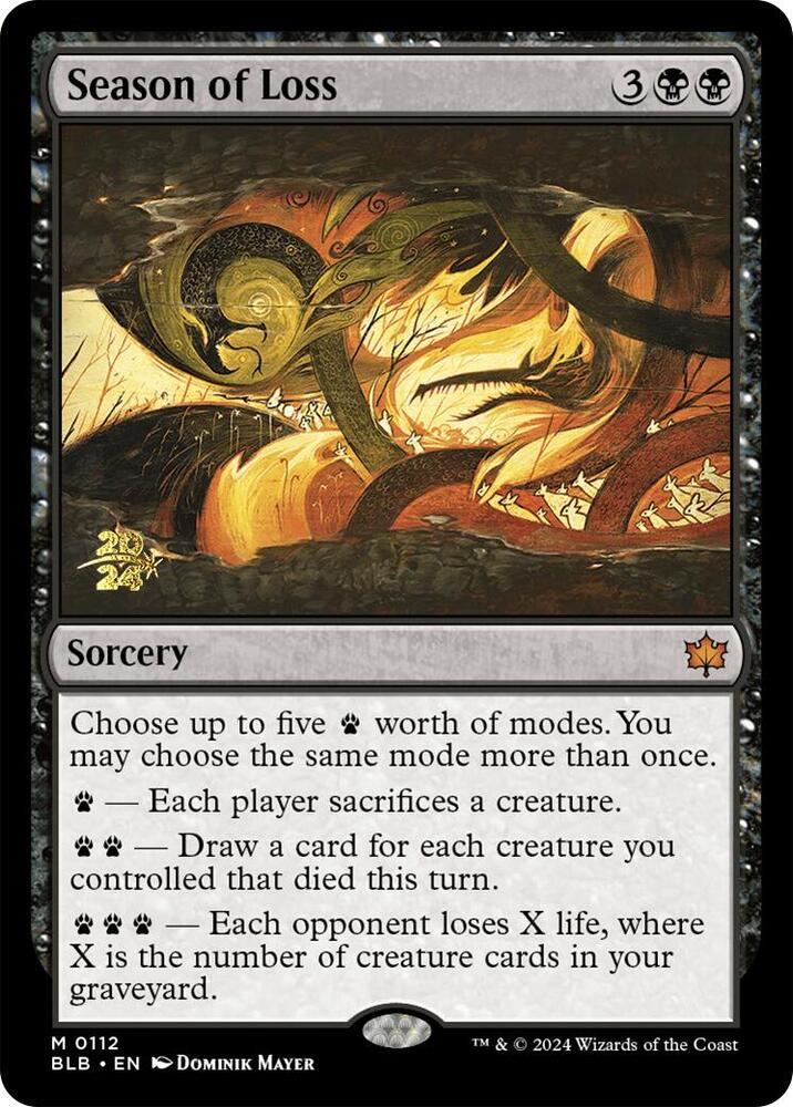 Season of Loss (112) [Prerelease Cards]