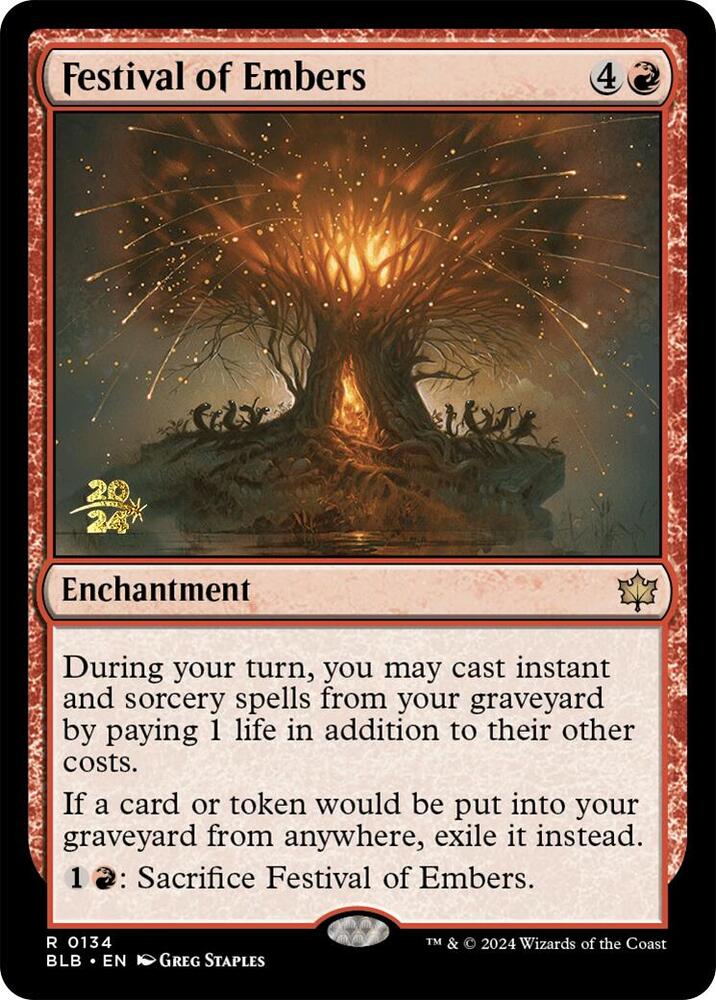 Festival of Embers (134) [Prerelease Cards]