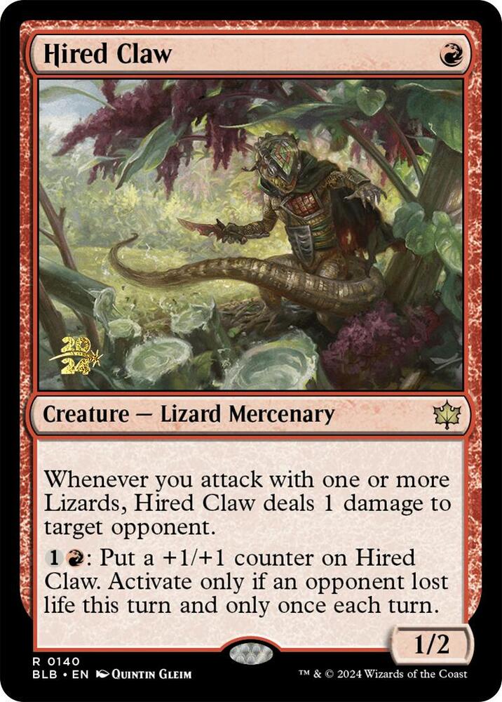 Hired Claw (140) [Prerelease Cards]