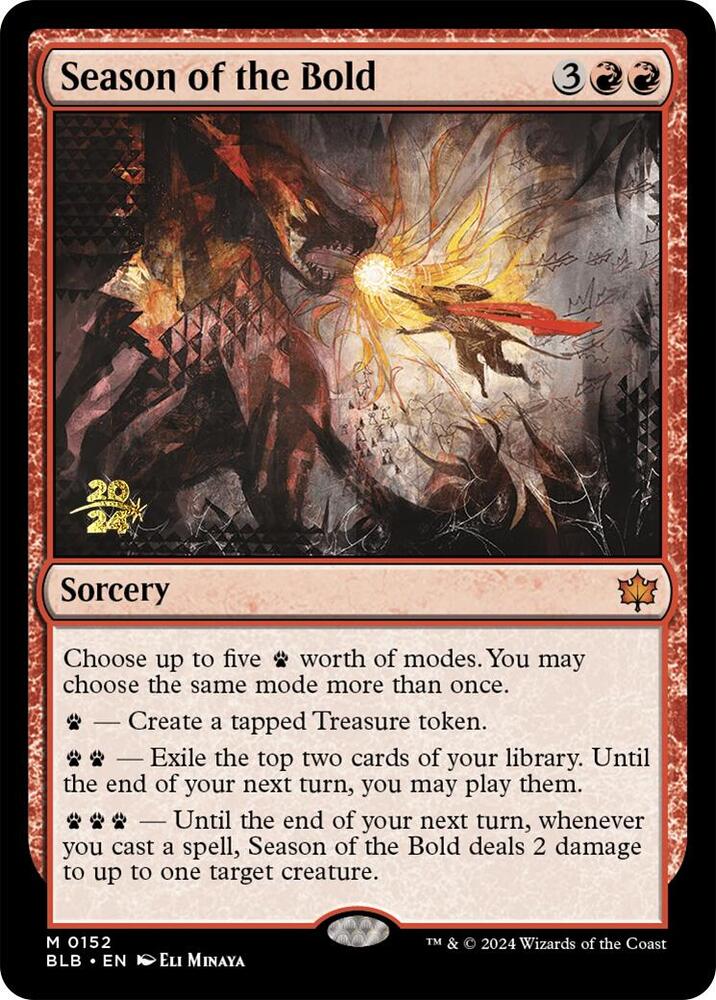 Season of the Bold (152) [Prerelease Cards]